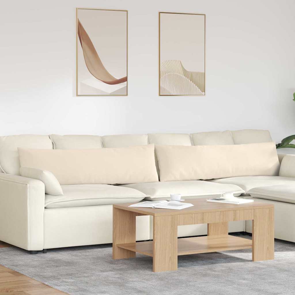 vidaXL Zitkussens 2 pcs Taupe 60 x 40 cm Stof