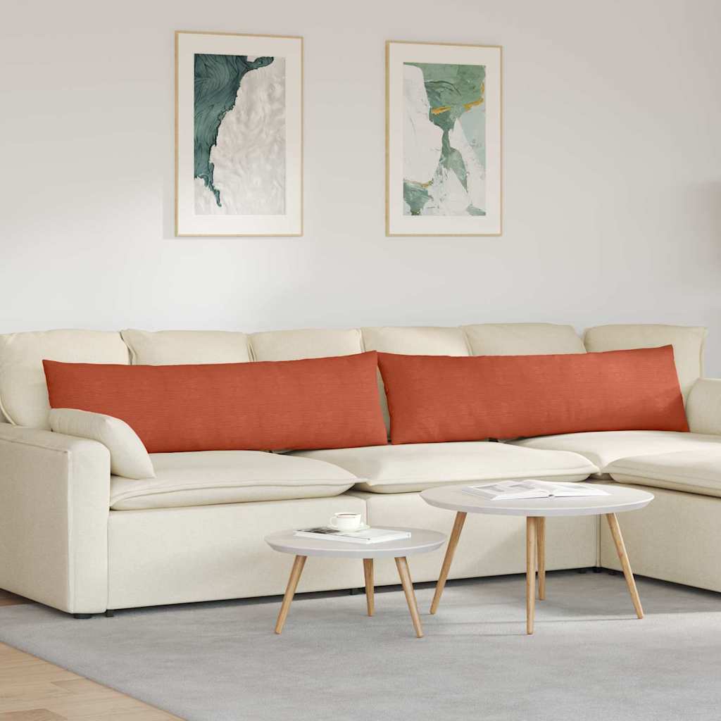vidaXL Zitkussens 2 pcs Lichtgrijs 50 x 30 cm Corduroy stof