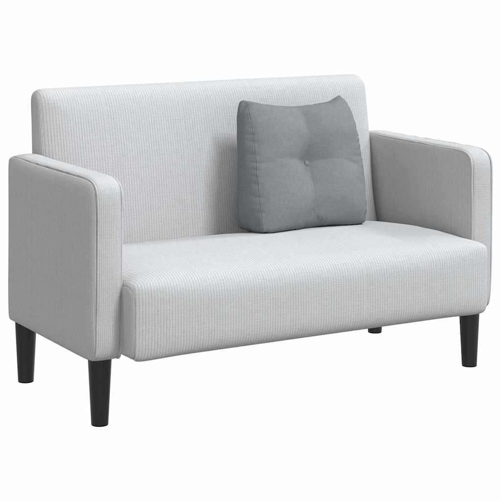 vidaXL Back Cushion Light Grey 45 x 24 x 50 cm Fabric