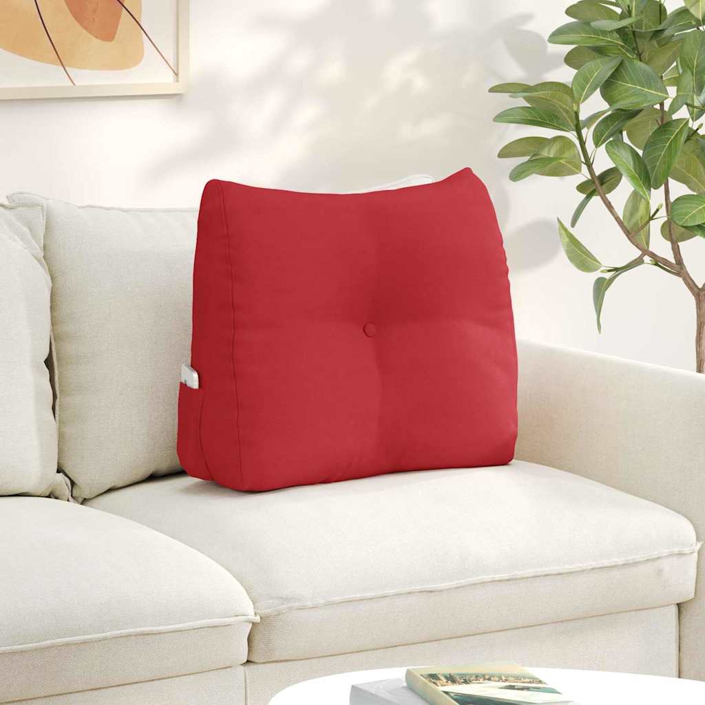 vidaXL Back Cushion Light Grey 45 x 24 x 50 cm Fabric