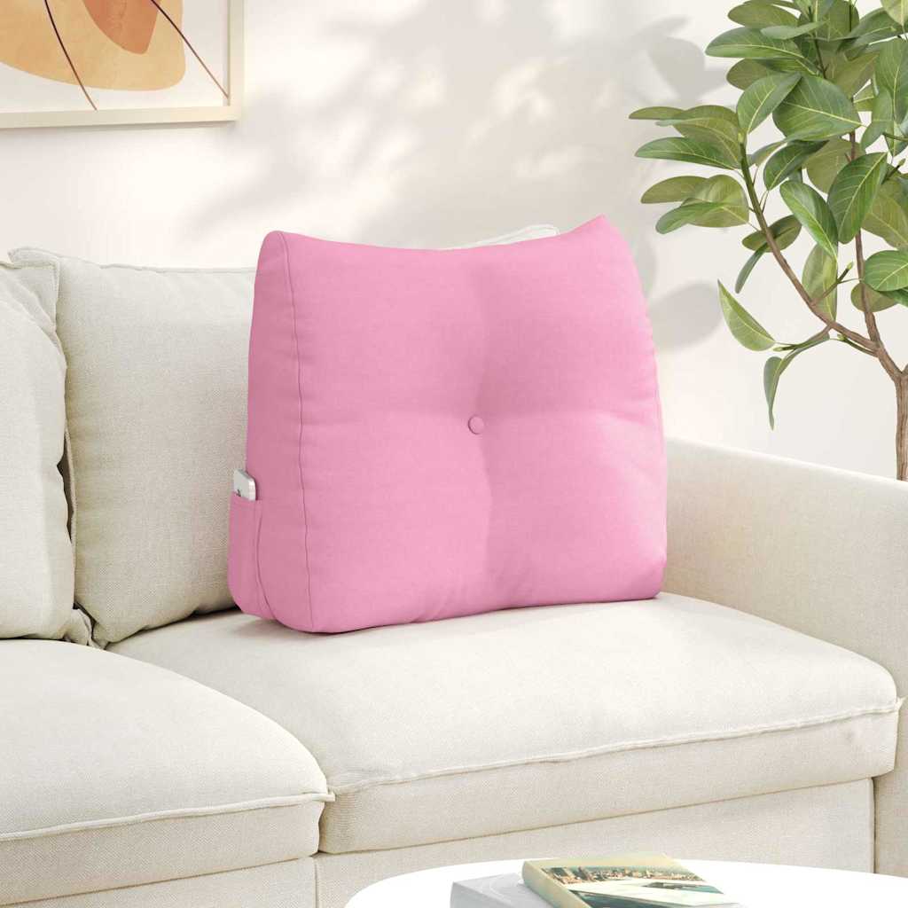 vidaXL Back Cushion Light Grey 45 x 24 x 50 cm Fabric