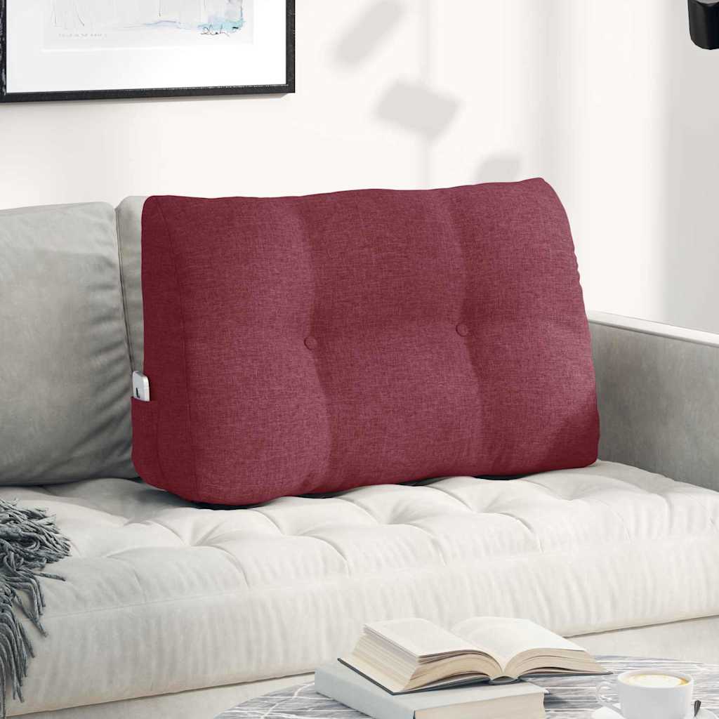 vidaXL Back Cushion Light Grey 45 x 24 x 50 cm Fabric