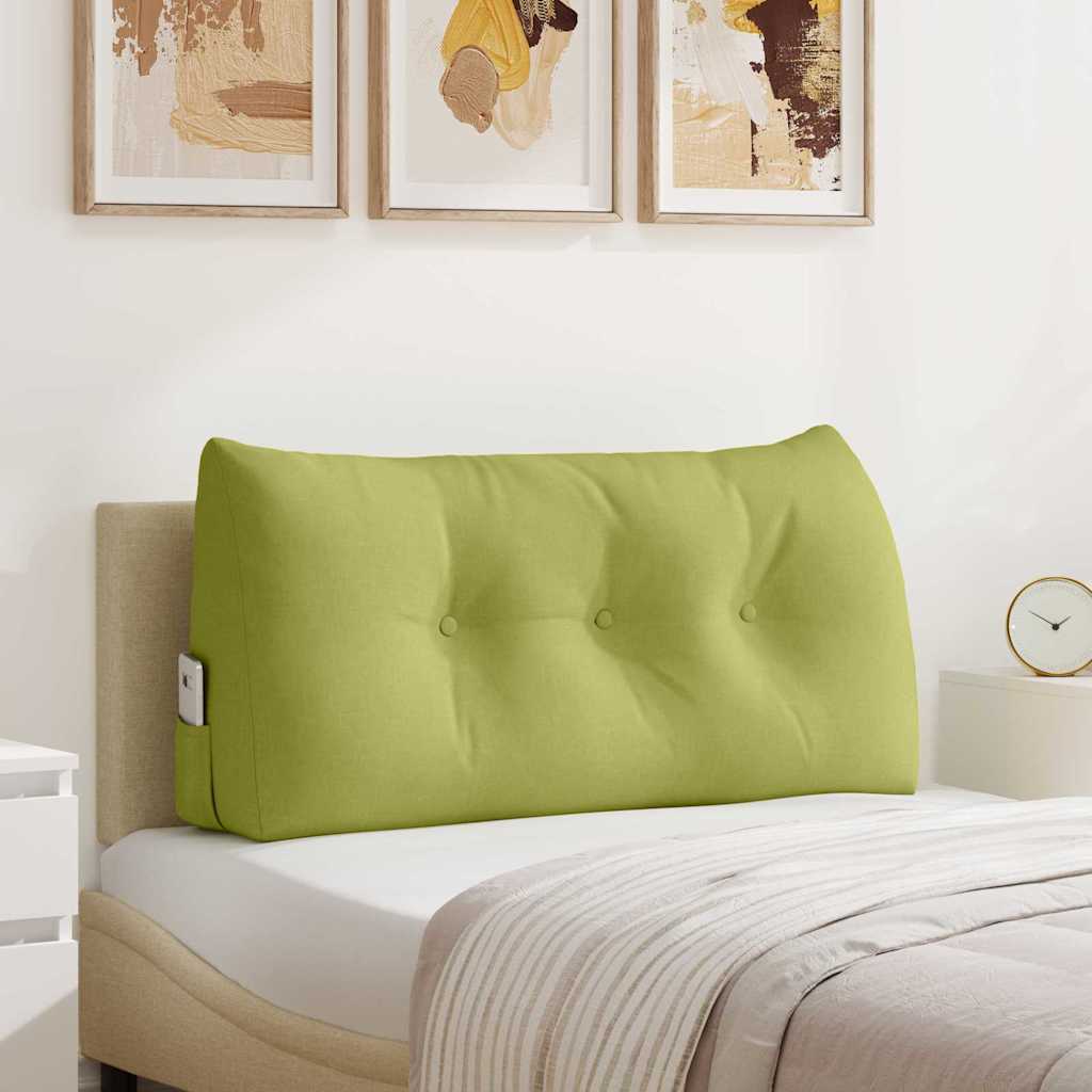 vidaXL Back Cushion Light Grey 45 x 24 x 50 cm Fabric