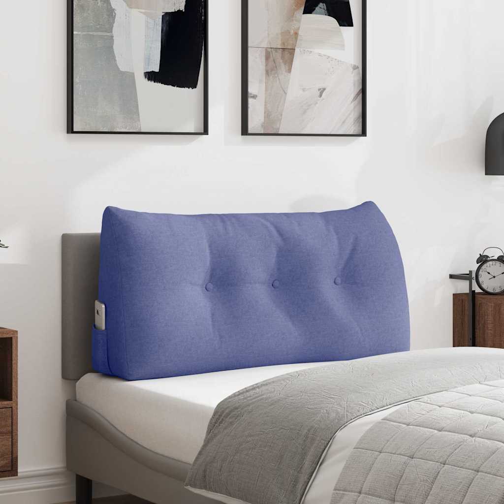 vidaXL Back Cushion Light Grey 45 x 24 x 50 cm Fabric