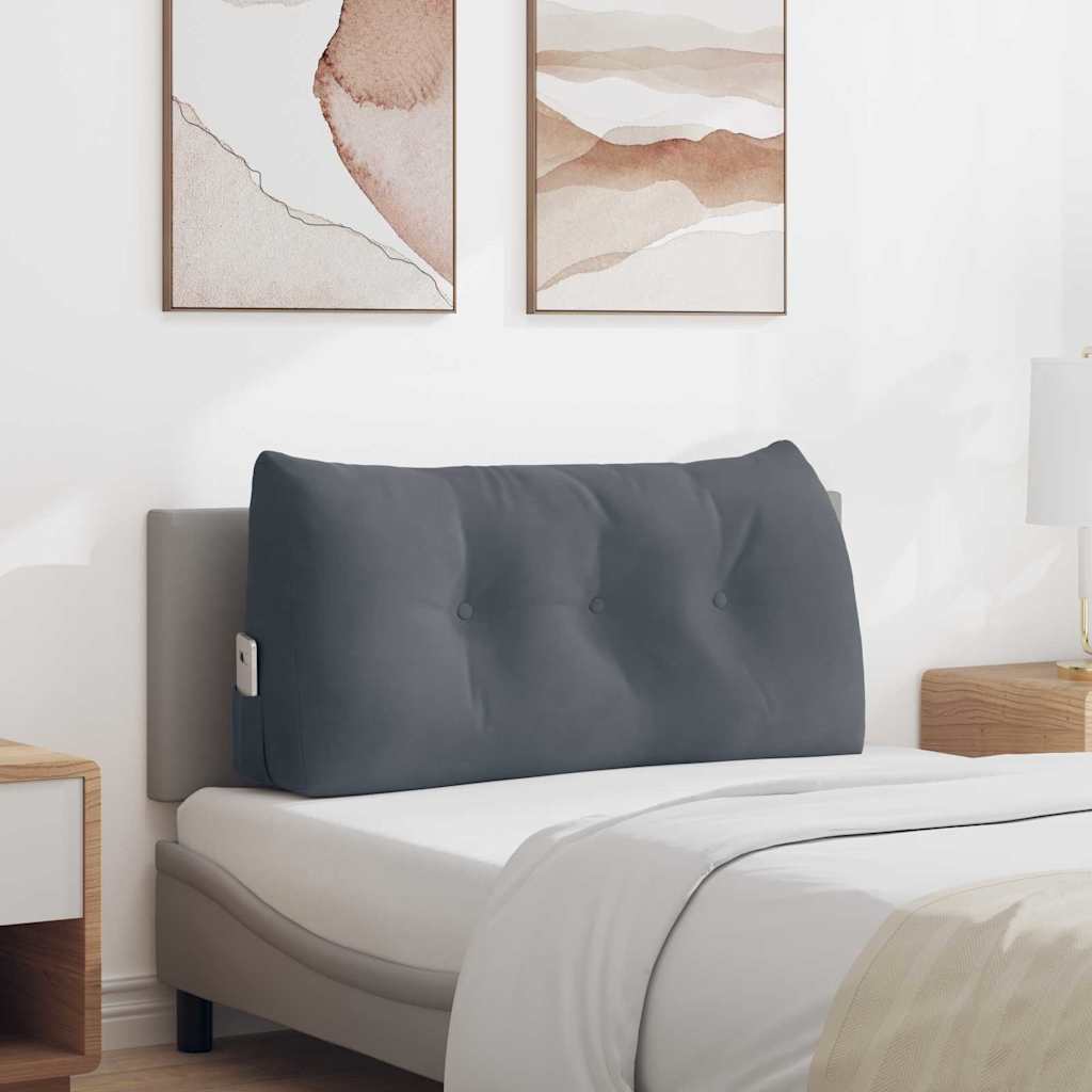 vidaXL Rugkussen Blauw 45 x 24 x 50 cm Fluweel