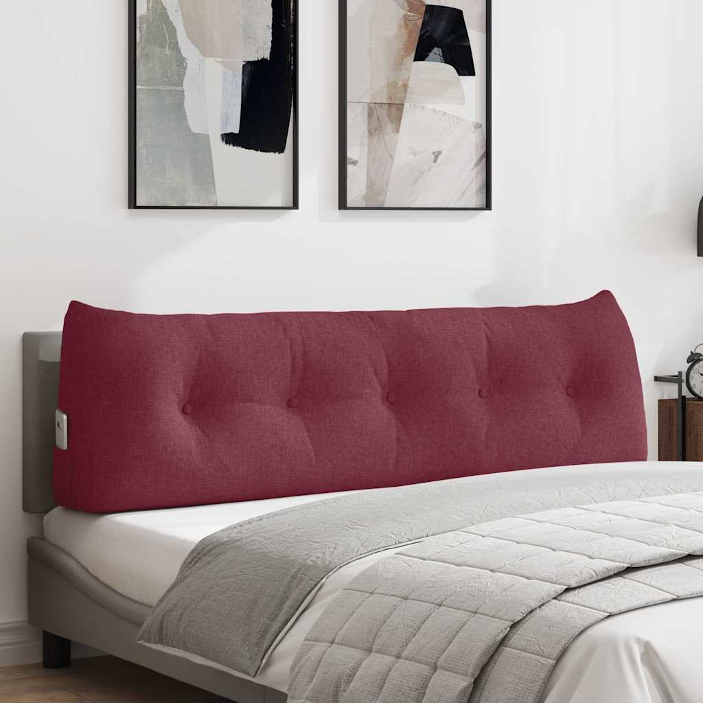vidaXL Back Cushion Light Grey 45 x 24 x 50 cm Fabric