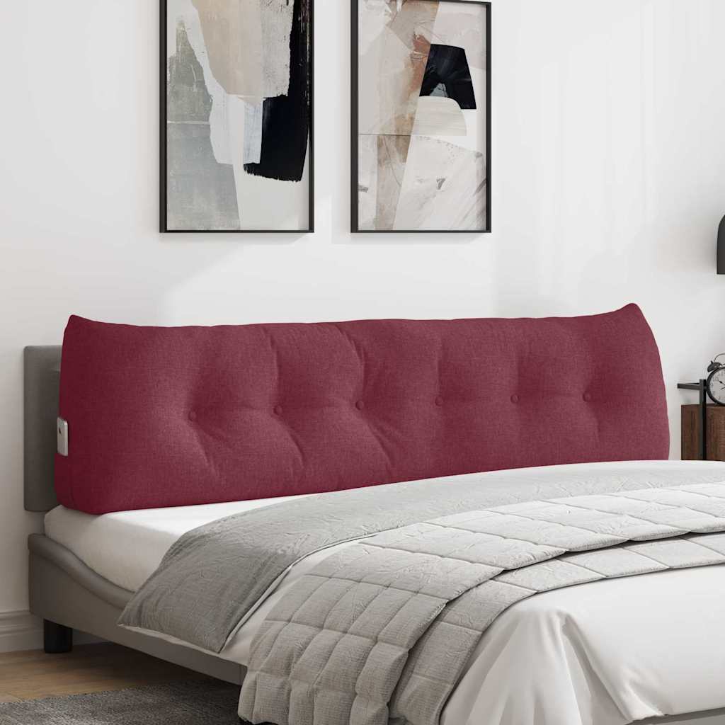 vidaXL Back Cushion Light Grey 45 x 24 x 50 cm Fabric