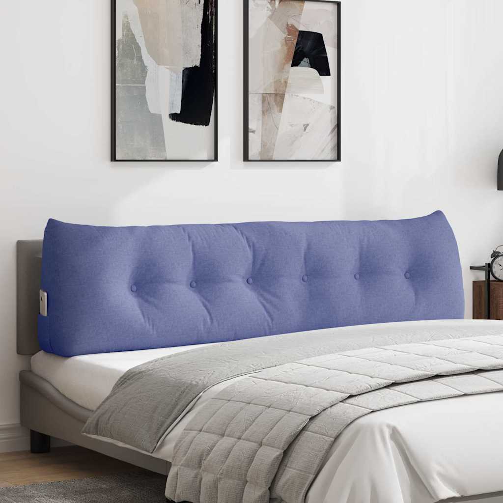 vidaXL Back Cushion Light Grey 45 x 24 x 50 cm Fabric