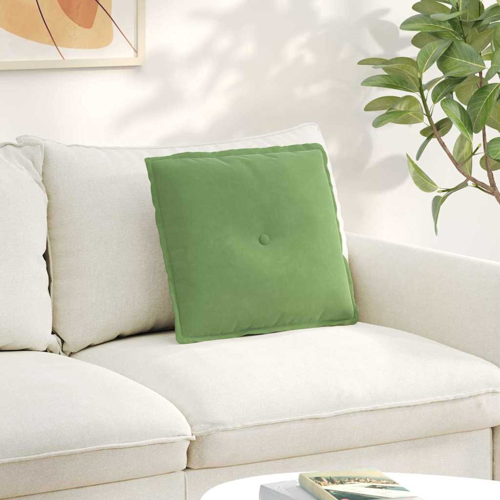 vidaXL Rugkussen Blauw 50 x 45 cm Corduroy stof