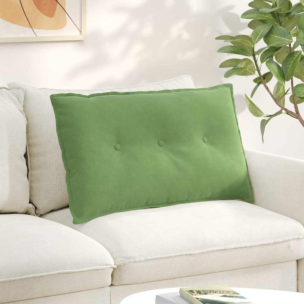 vidaXL Rugkussen Blauw 50 x 45 cm Corduroy stof