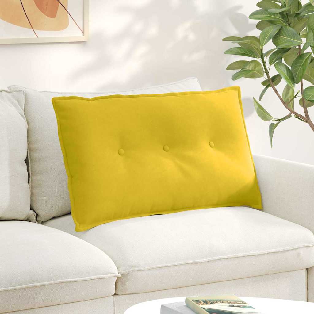 vidaXL Rugkussen Blauw 50 x 45 cm Corduroy stof