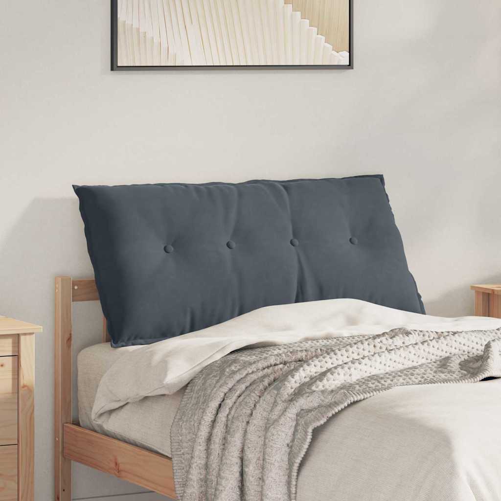 vidaXL Rugkussen Blauw 50 x 45 cm Corduroy stof