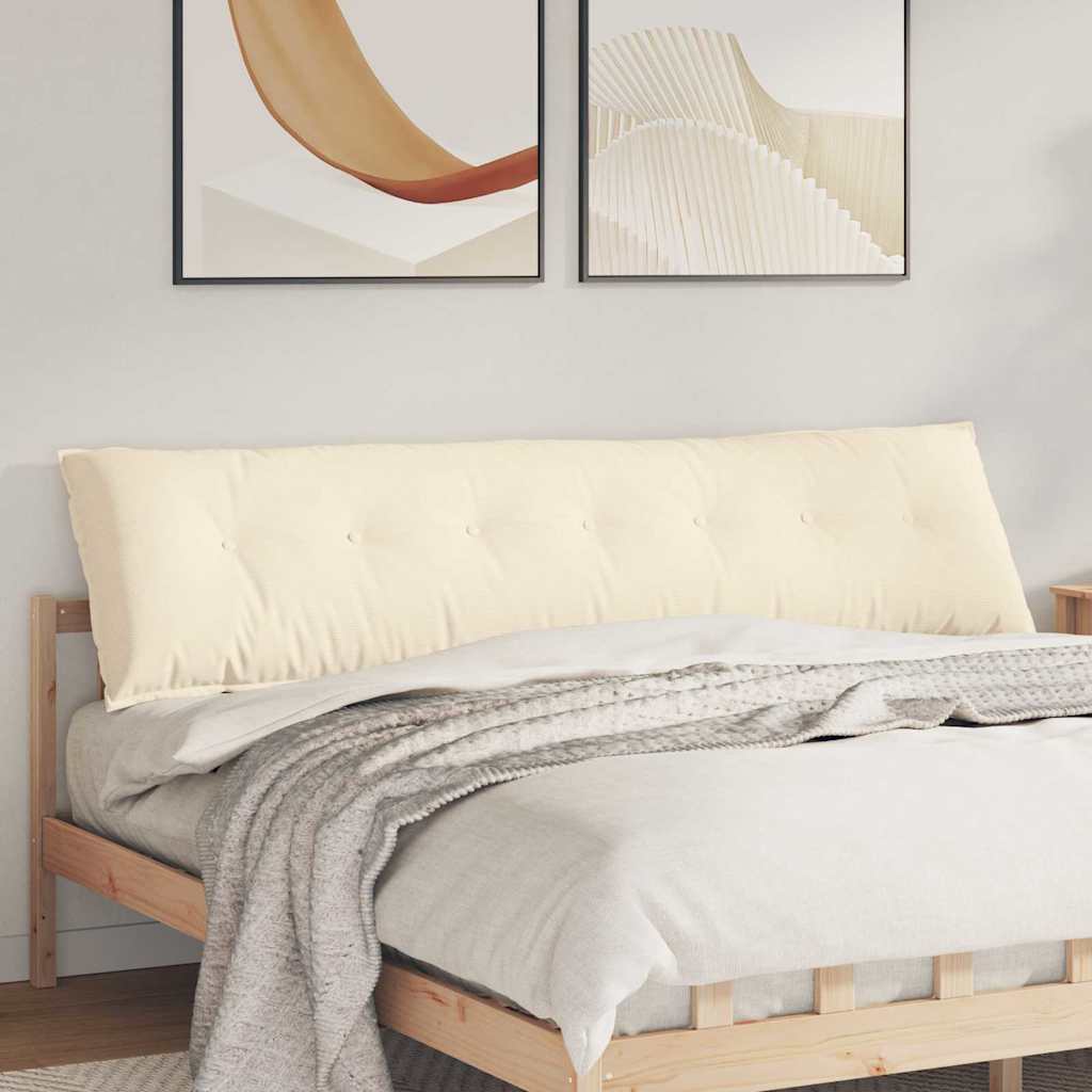 vidaXL Rugkussen Lichtgrijs 50 x 45 cm Corduroy stof