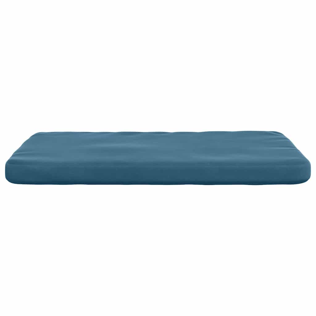 vidaXL Zitkussens 4 pcs Blauw 40 x 40 x 3 cm Fluweel