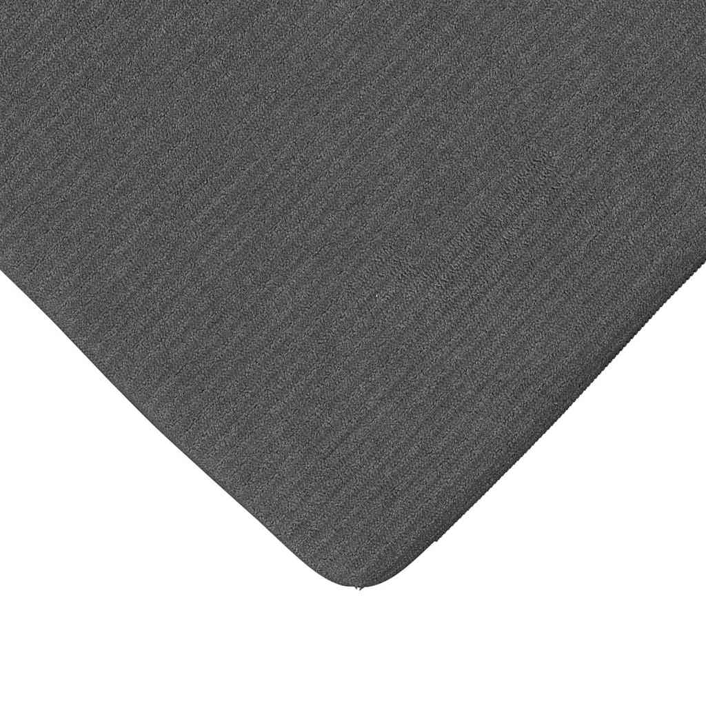 vidaXL Zitkussens 4 st Corduroy stof Lichtgrijs 40 x 40 x 3 cm