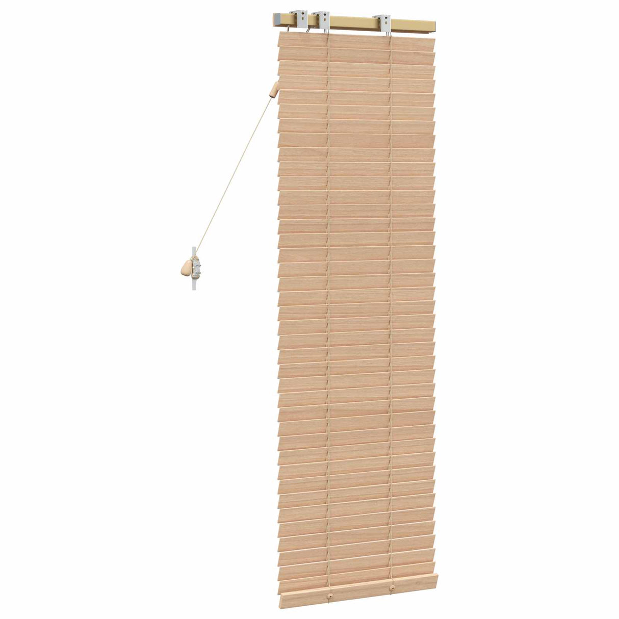 vidaXL Jaloezie Eiken Look 40 x 130 cm 35 mm Massief Paulowniahout
