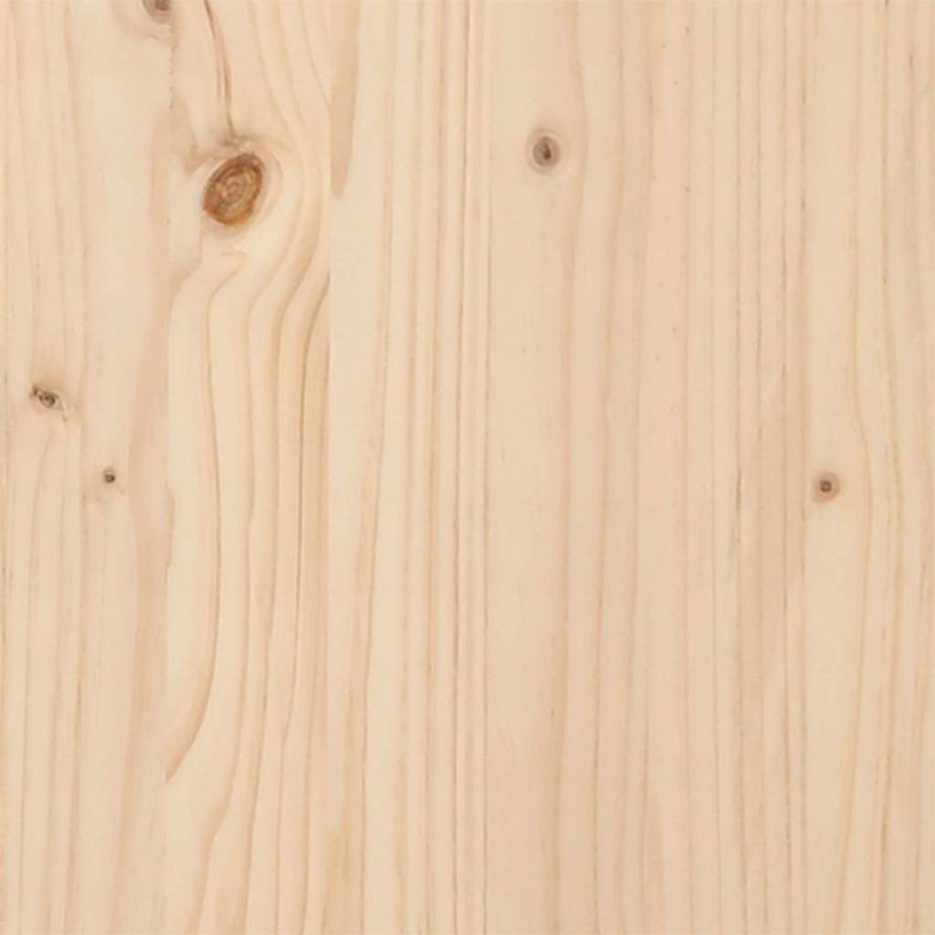vidaXL Kerstbomen met standaard Naturel 60 cm Massief grenenhout
