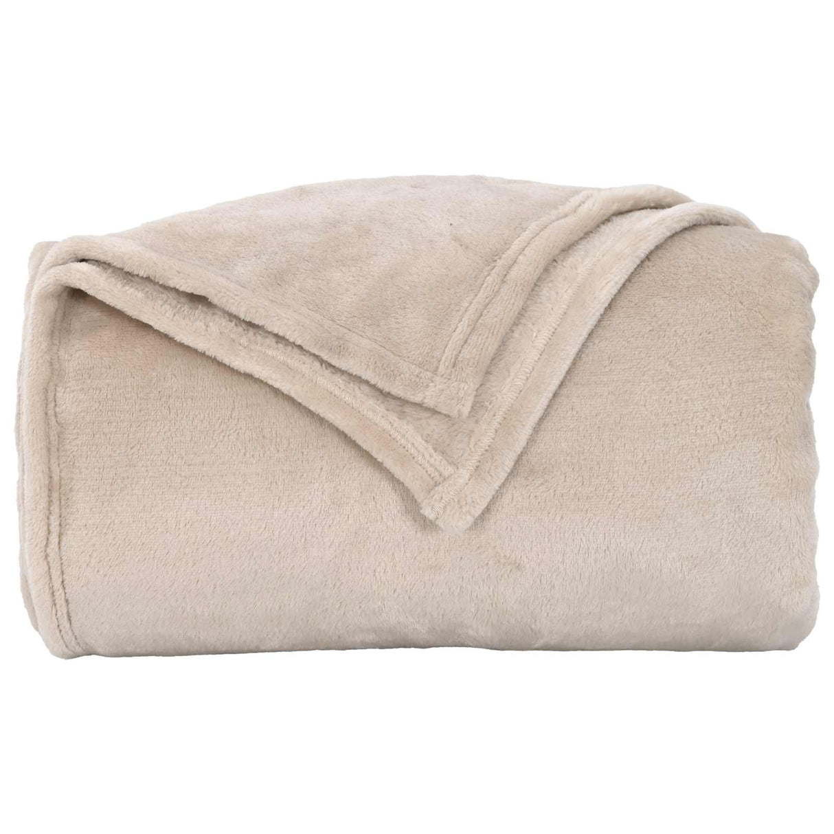 vidaXL plaid Beige 130 x 150 cm 0.5 kg Fleece