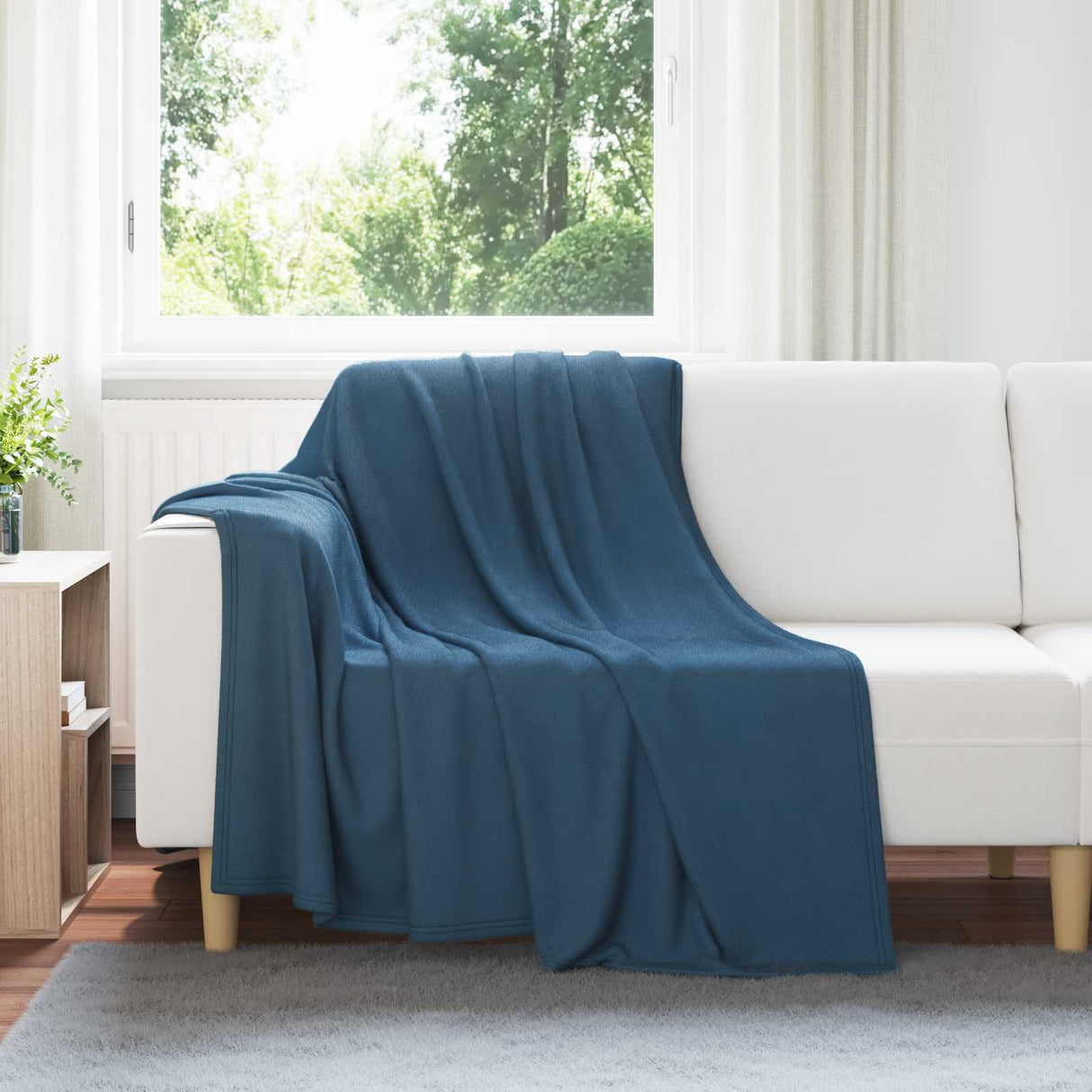 vidaXL throw Beige 170 x 130 cm 0.33 kg Fleece
