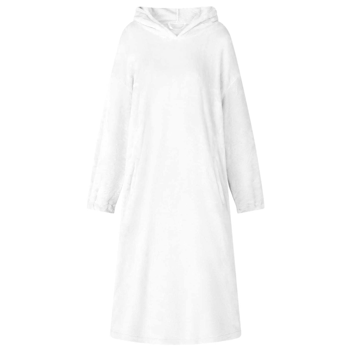 vidaXL Deken hoodie Beige S Flanel