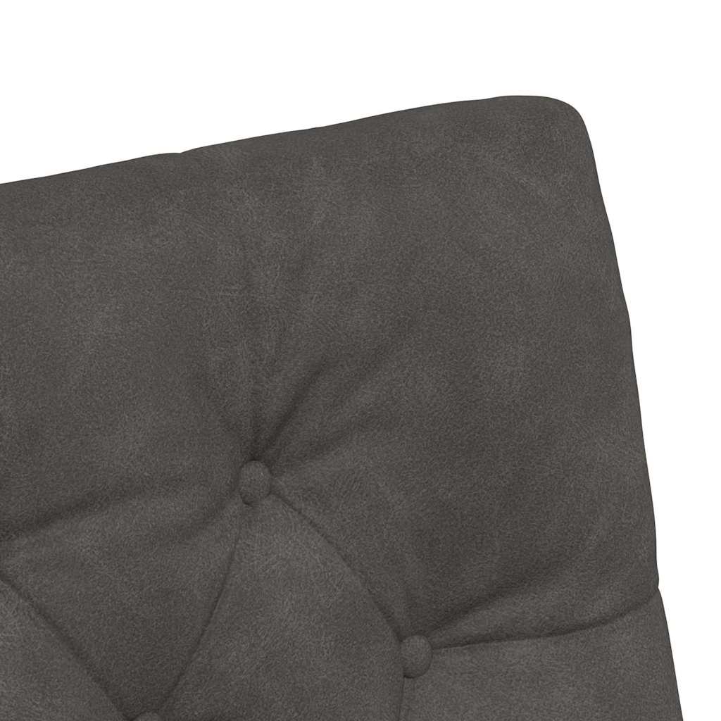 vidaXL Eetkamerstoelen met wielen 2 pcs Zwart 58 x 67 x 97 cm