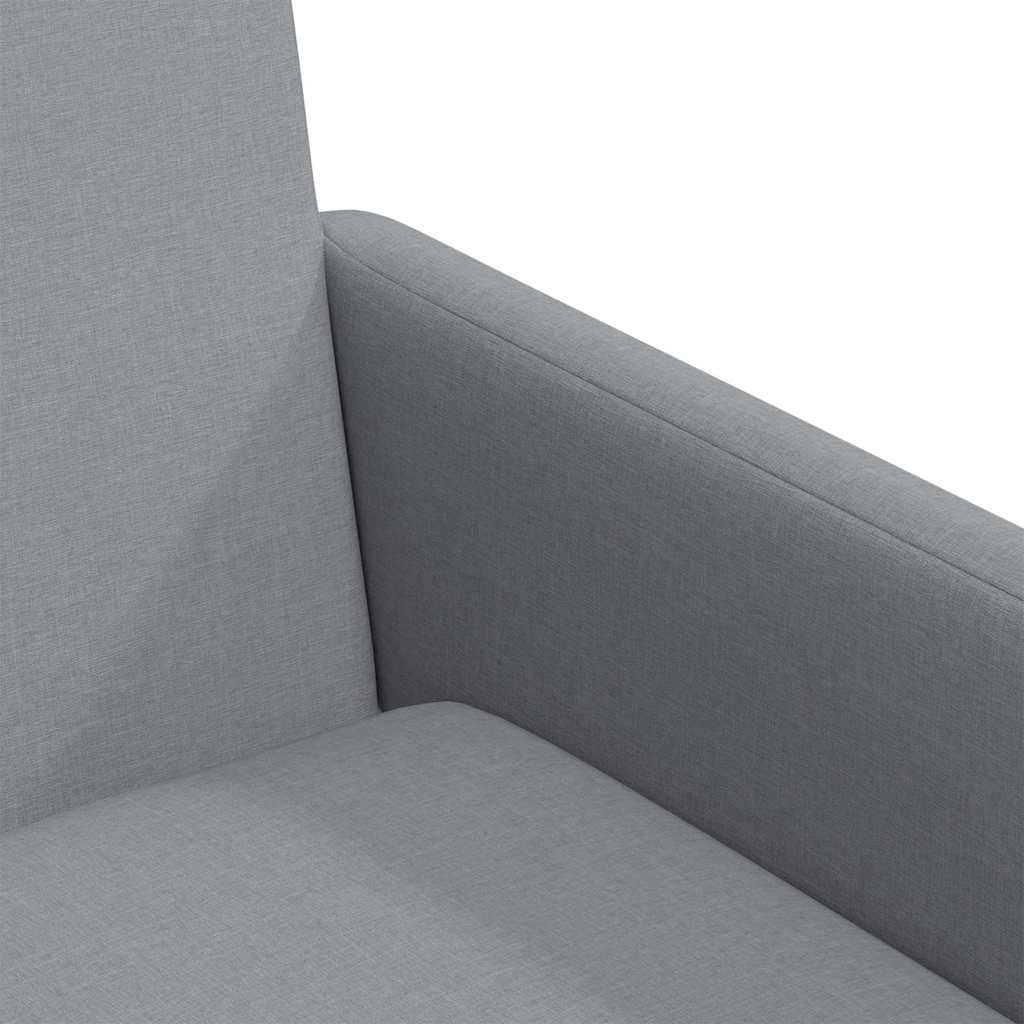 vidaXL Eetstoelen 2 pcs Lichtgrijs 57 x 67 x 95 cm Stof