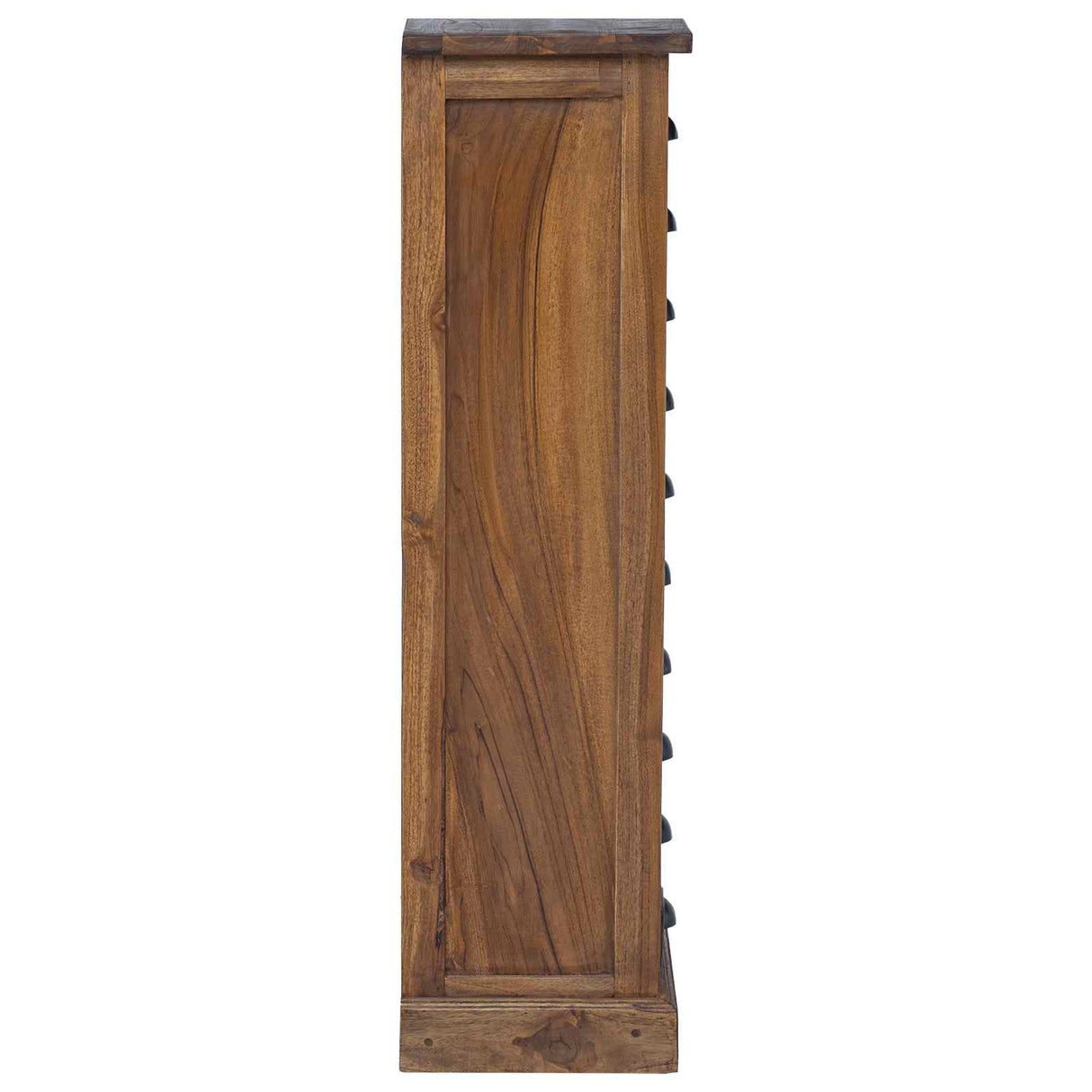 vidaXL Ladekast met lade Naturel 35 x 30 x 60 cm Massief Teakhout