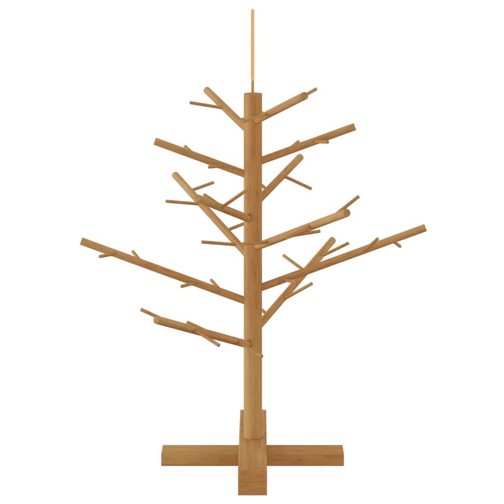 vidaXL Houten kerstboom met standaard Naturel 75 cm Massief grenenhout