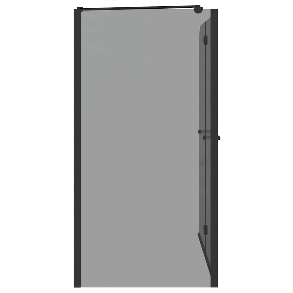 vidaXL Bi-Fold Shower Enclosure Dark Transparent 120 x 67 x 129 cm
