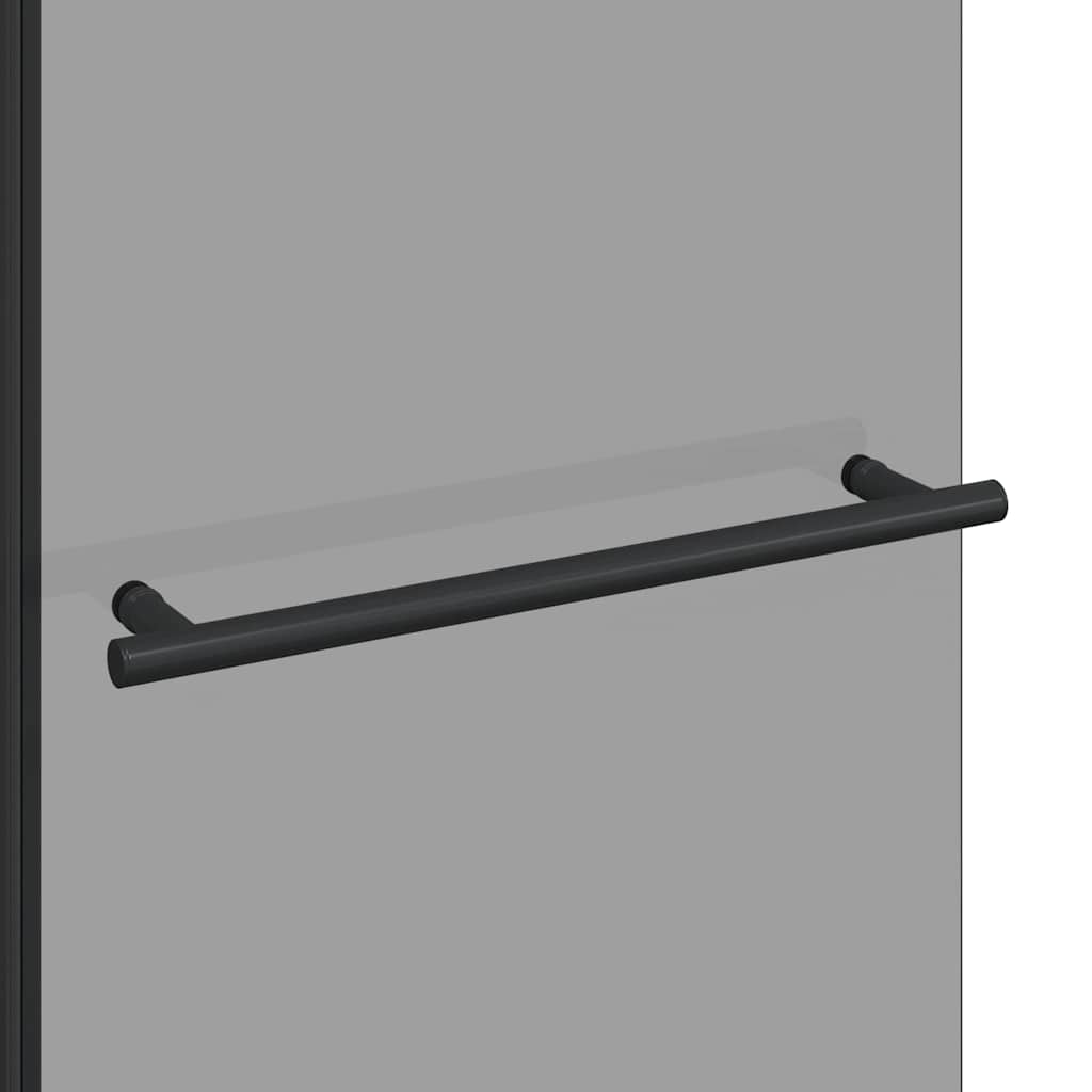 vidaXL Bi-Fold Shower Enclosure Dark Transparent 120 x 67 x 129 cm