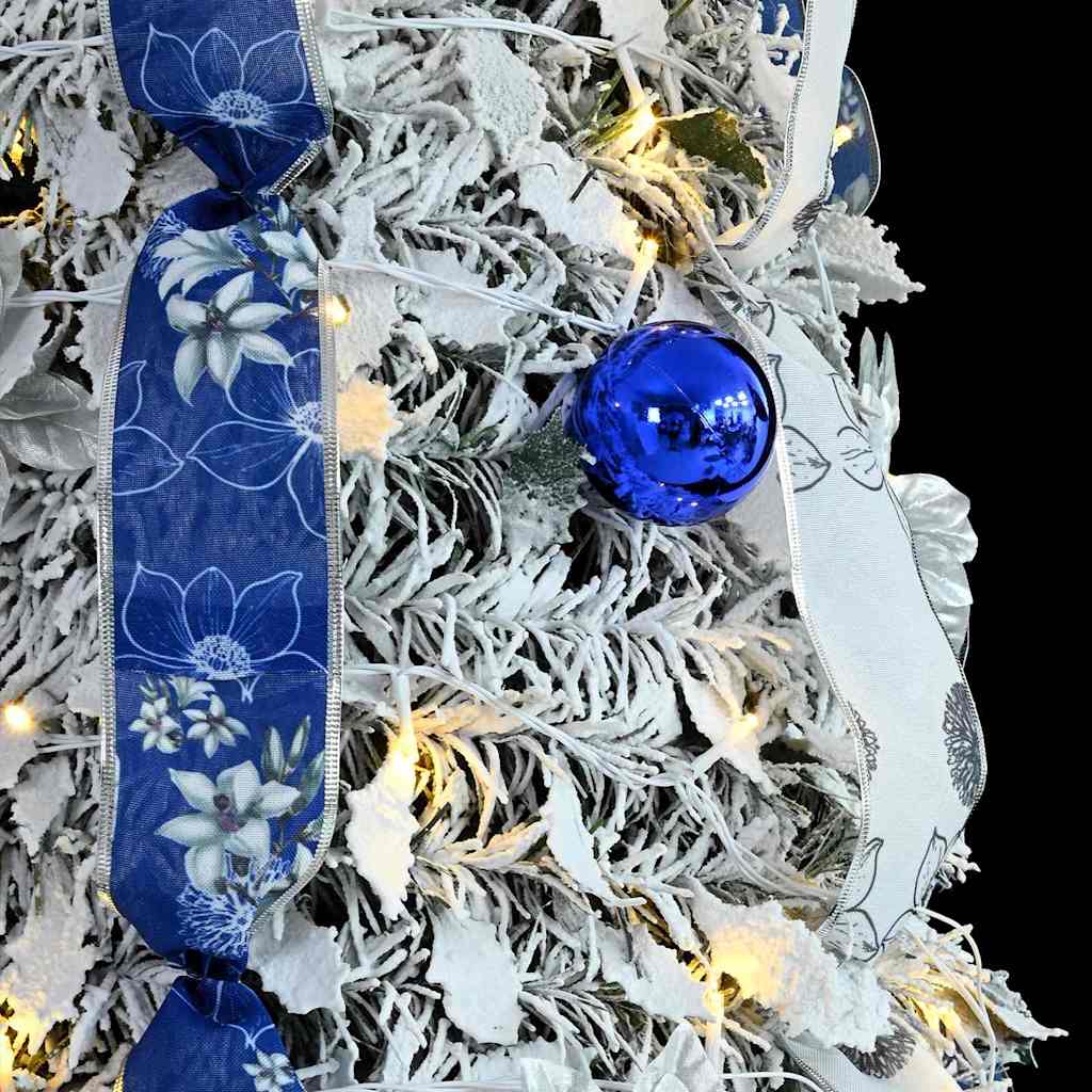 vidaXL Artificial Christmas Tree with 50 LED with Stand White 120 cm PVC