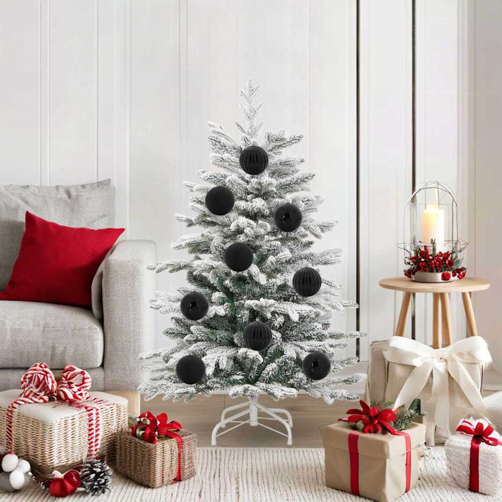 vidaXL Christmas Ball Set XL 15 pcs Red Plastic