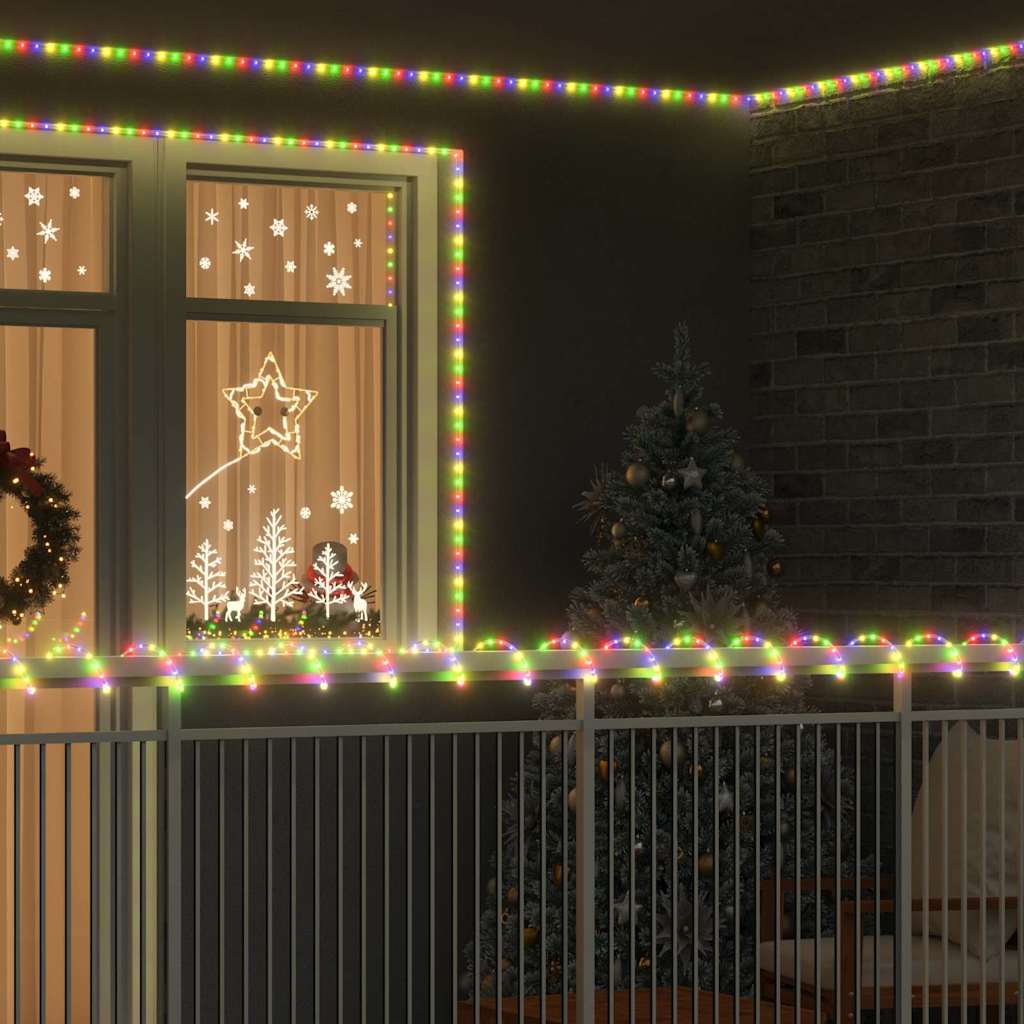 vidaXL Rope Light with 120 LED Warm White 5 m PVC