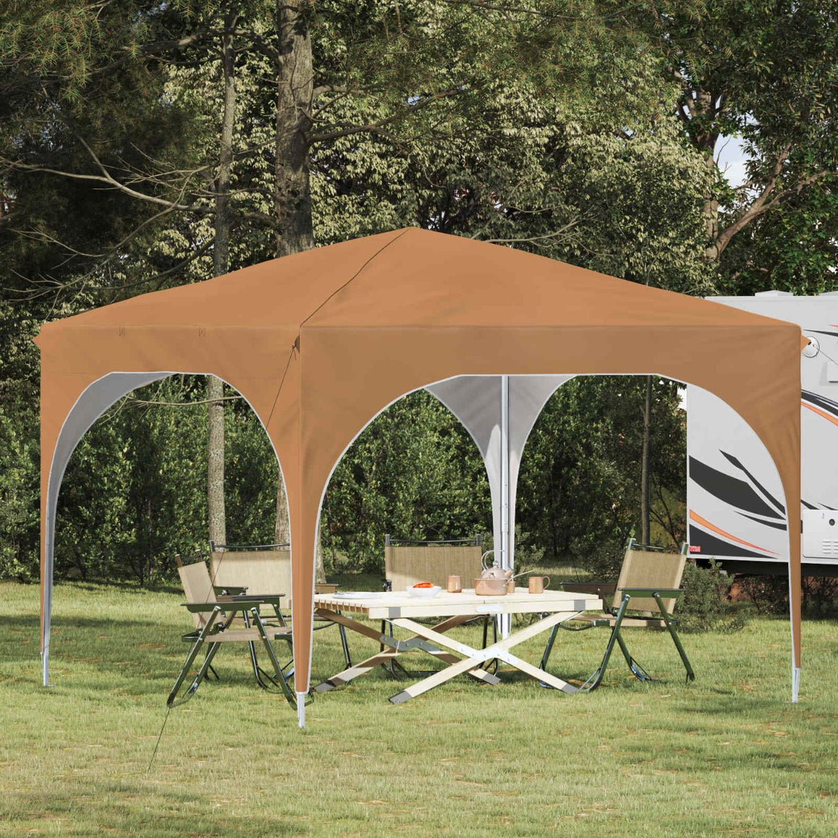 vidaXL Pop-up Party Tent 290 x 290 x 245 cm Cream