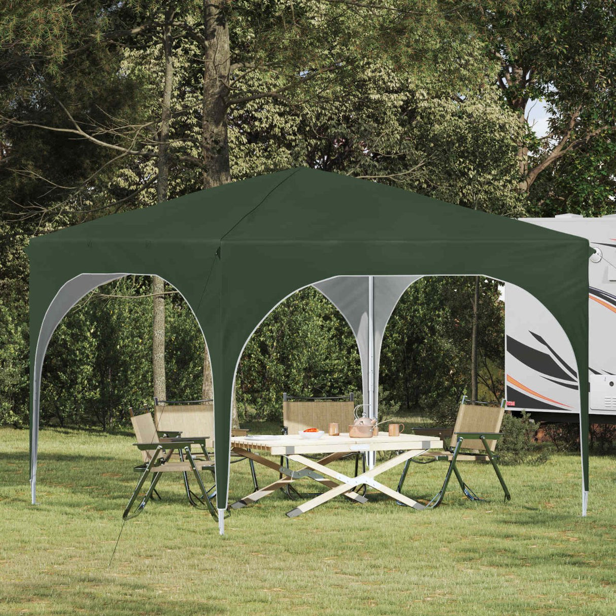 vidaXL Pop-up Party Tent 290 x 290 x 245 cm Cream