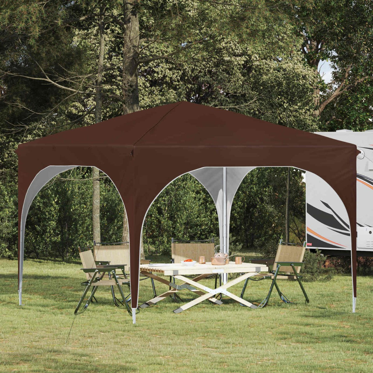 vidaXL Pop-up Party Tent 290 x 290 x 245 cm Cream