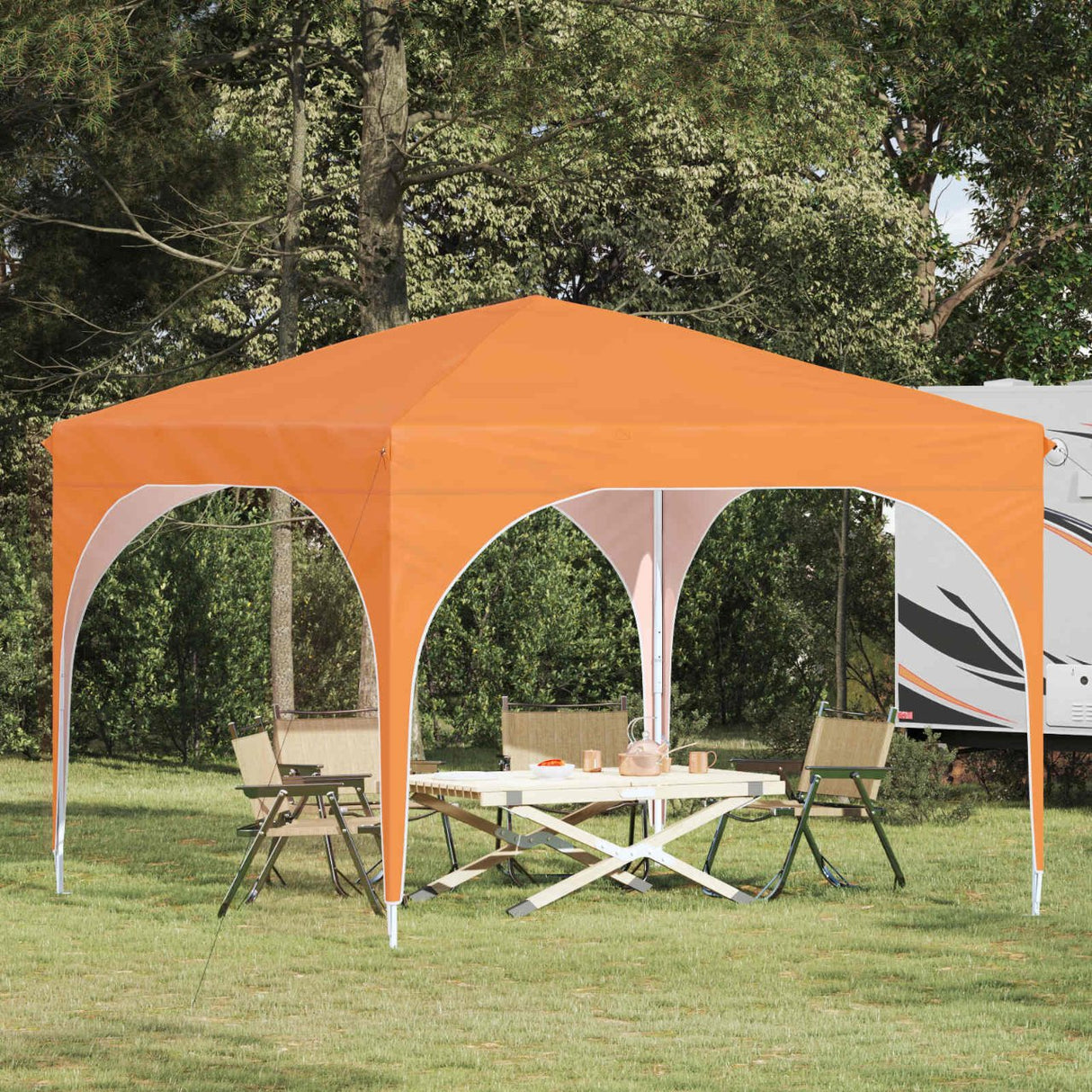vidaXL Pop-up Party Tent 290 x 290 x 245 cm Cream