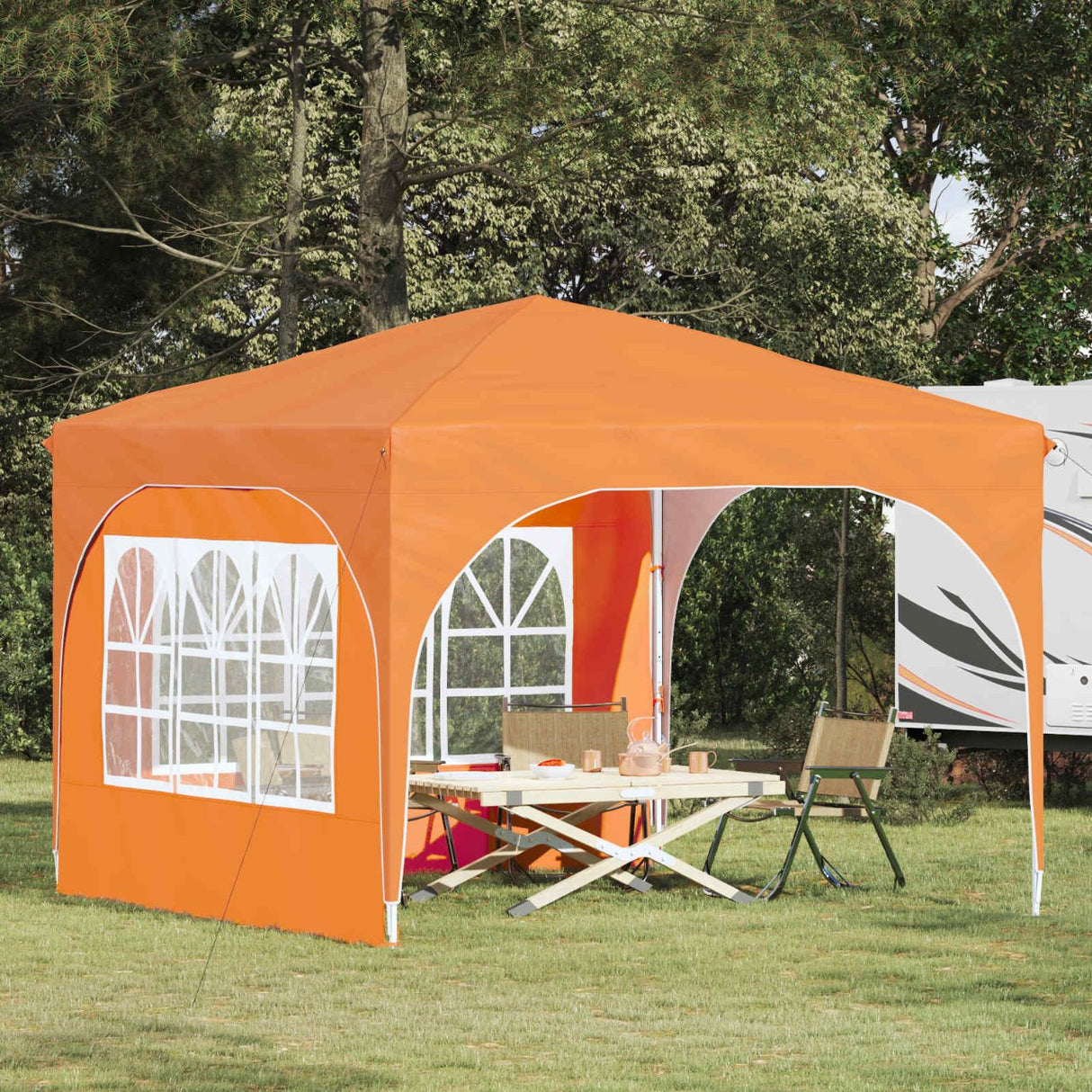 vidaXL Pop-up Party Tent 290 x 290 x 245 cm Cream