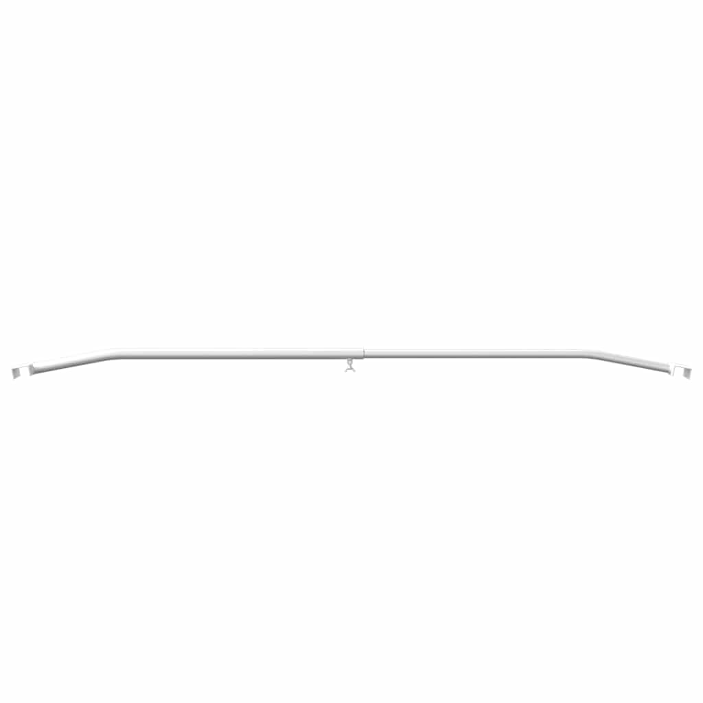vidaXL Zeilbeugel voor aanhangers 2 pcs Zilver 100-145 cm Aluminium