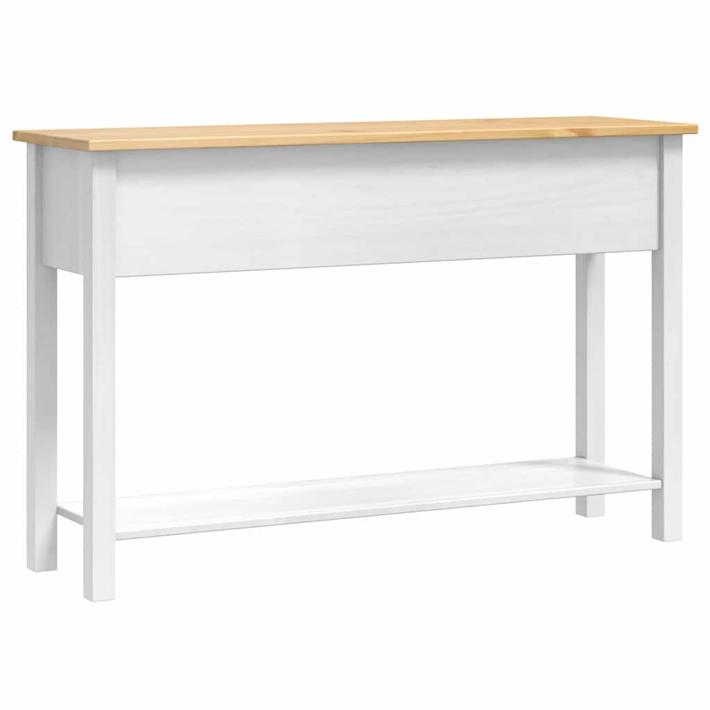 vidaXL Corona Sideboard White 114 x 34.5 x 73 cm Solid Pine Wood