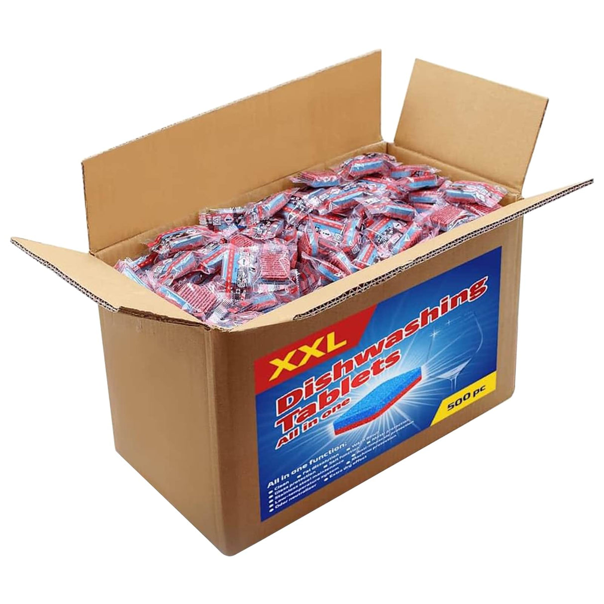 vidaXL Dishwasher Tablets 12-in-1 250 pcs 4.5 kg