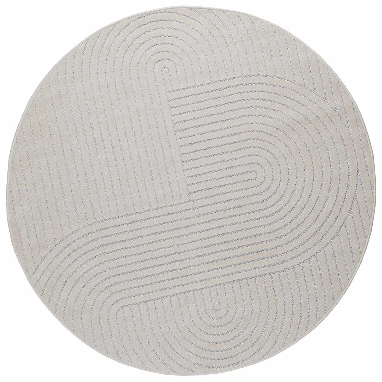 vidaXL Vloerkleden Rechthoekig PALMERAS Crème 150 x 80 cm Polyester