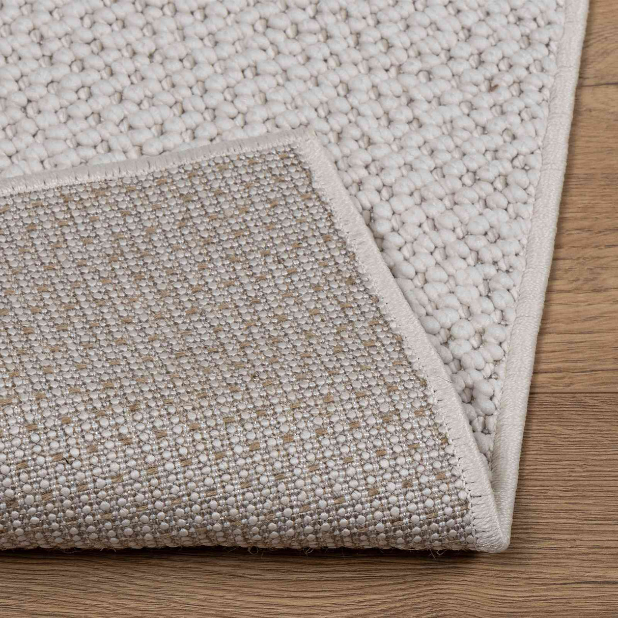vidaXL Vloerkleden Rechthoekig LUGO Crème 150 x 80 cm Polyester