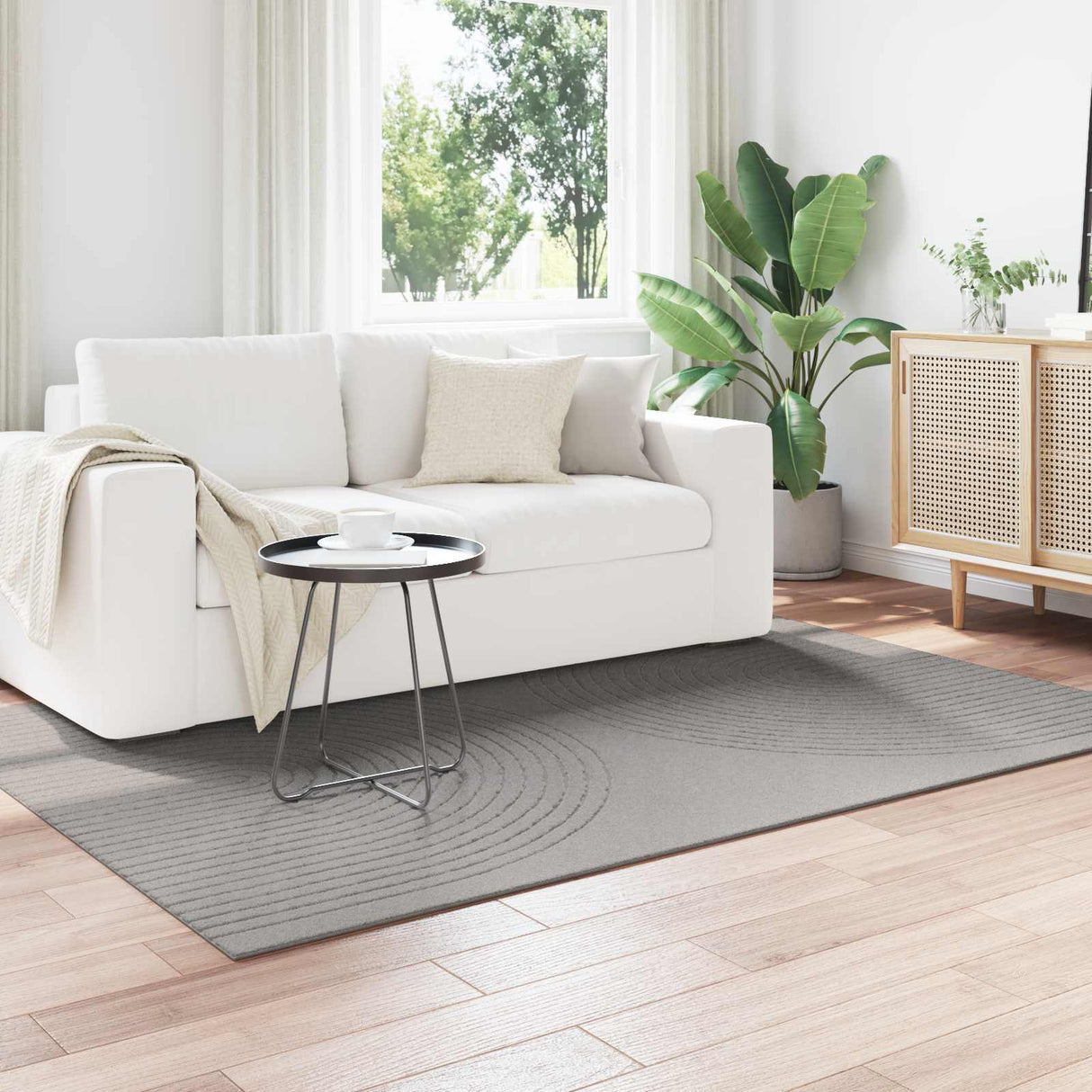 vidaXL Vloerkleden Rechthoekig GALATI Crème 150 x 80 cm Polyester