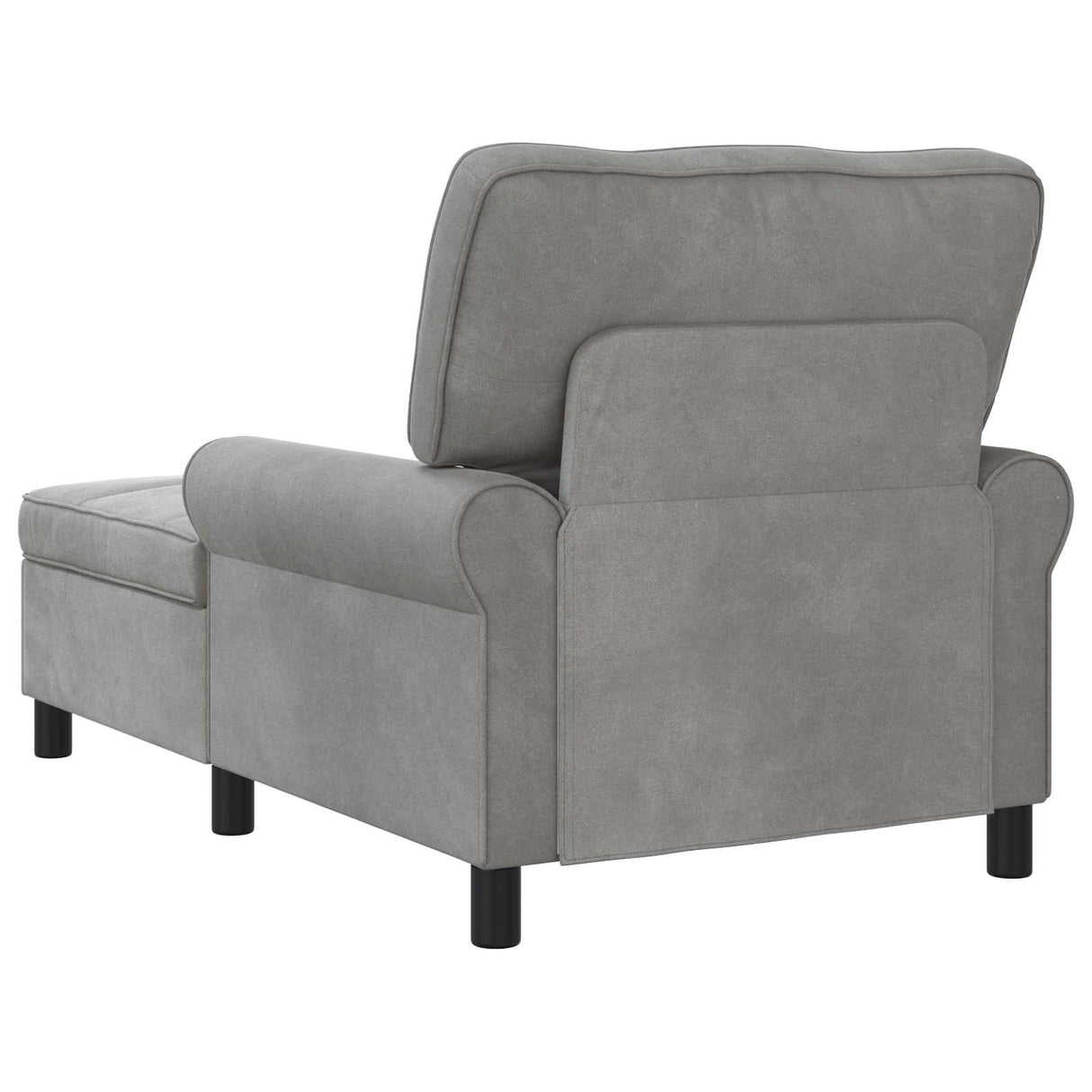 vidaXL Chaise Lounge met kussen Blauw 91 x 157 x 91 cm Fluweel
