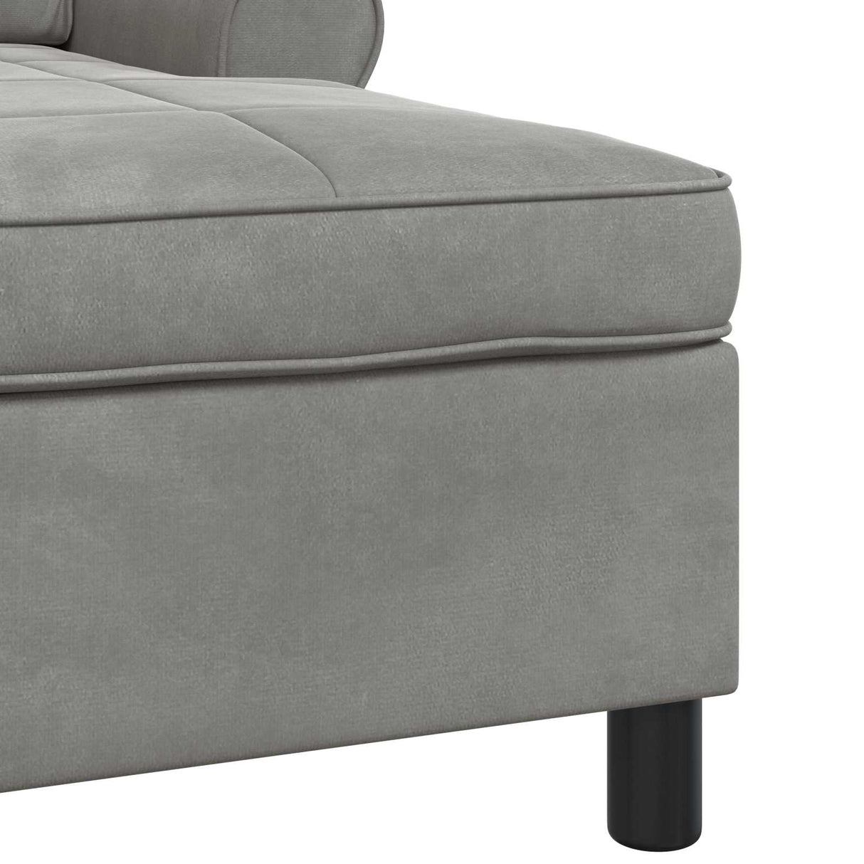 vidaXL Chaise Lounge met kussen Blauw 91 x 157 x 91 cm Fluweel
