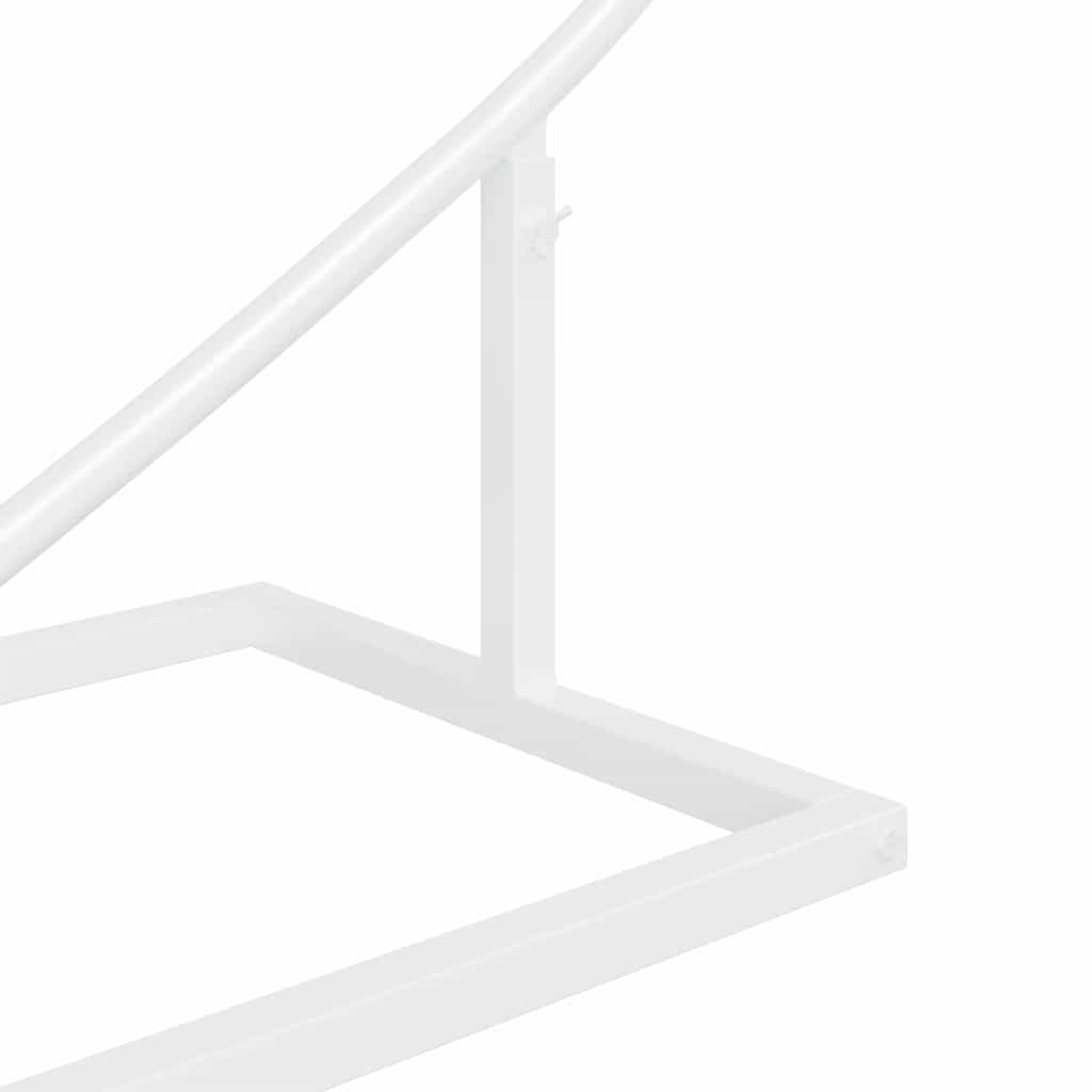 vidaXL Huwelijksboog Wit 195 x 35 x 211 cm Staal