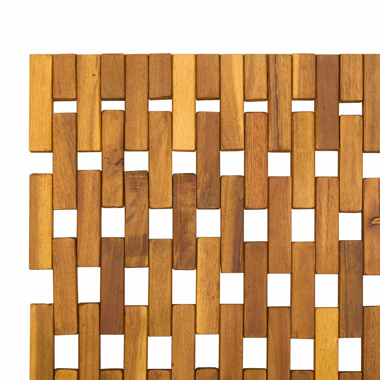 vidaXL Badmatten Naturel 65 x 100 cm Massief Acacia Hout