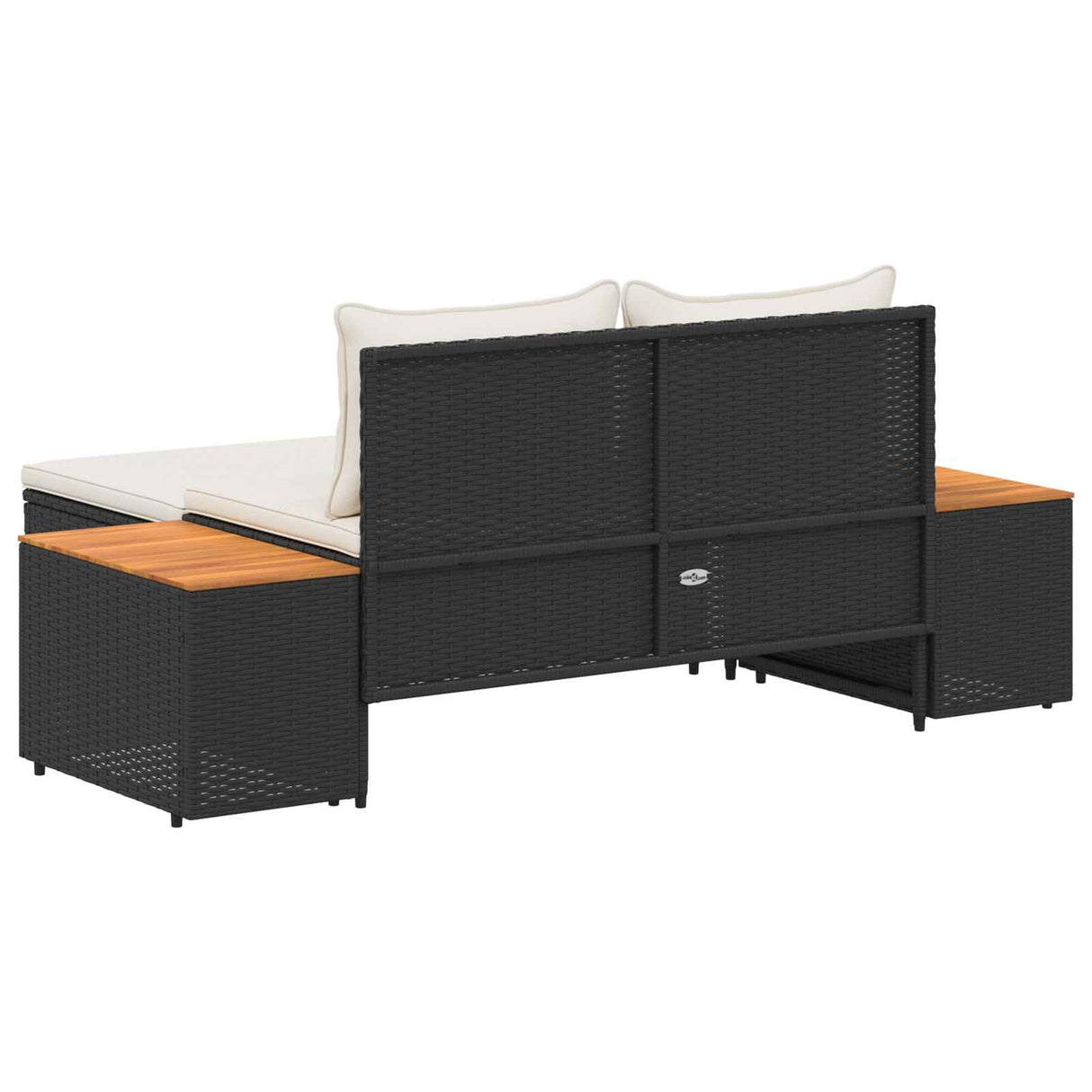 vidaXL Buiten bank set 4 -Seater 4 pcs 55 x 30 x 39 cm