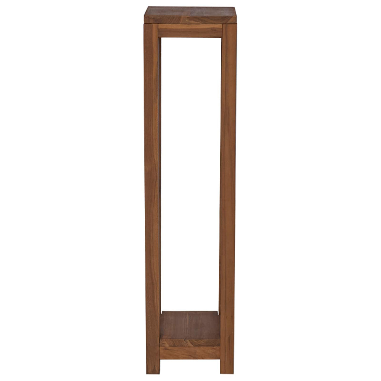 vidaXL Plantenstand 3 st Naturel 25 x 25 x 80 cm Massief Teakhout